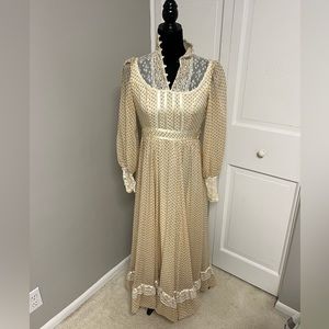 Vintage Gunne Sax Prairie Dress size 7